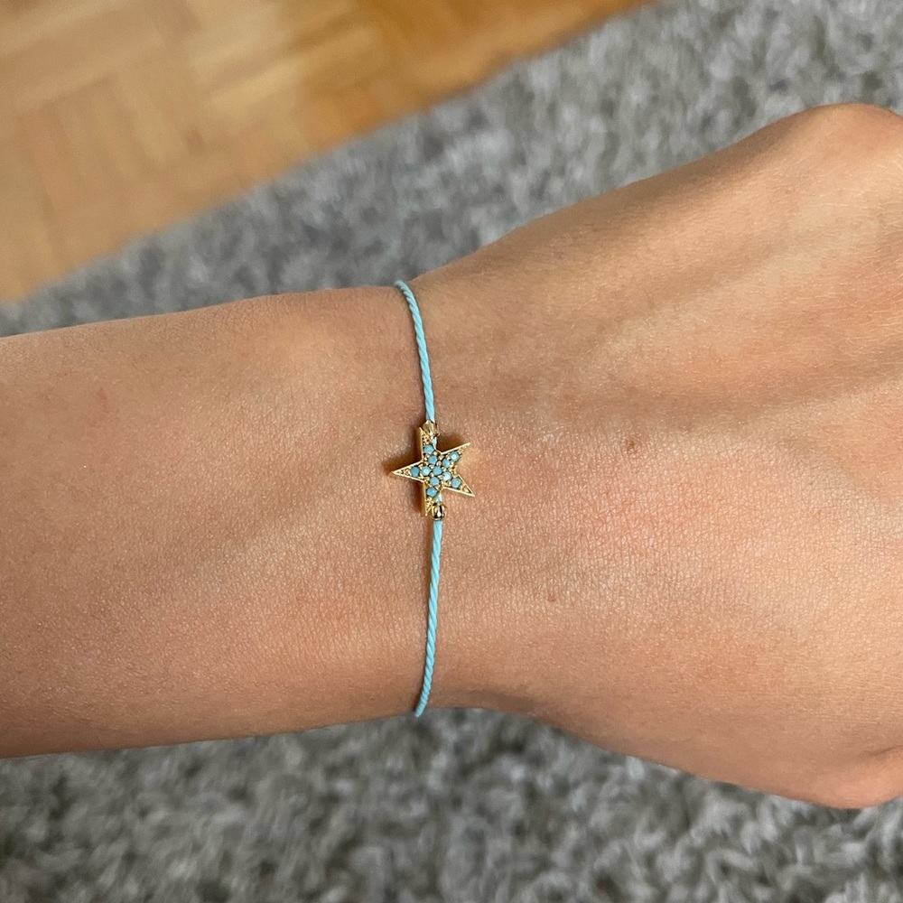 Hand made bracelet with star stone